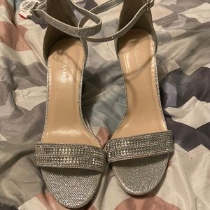 Silver heels
